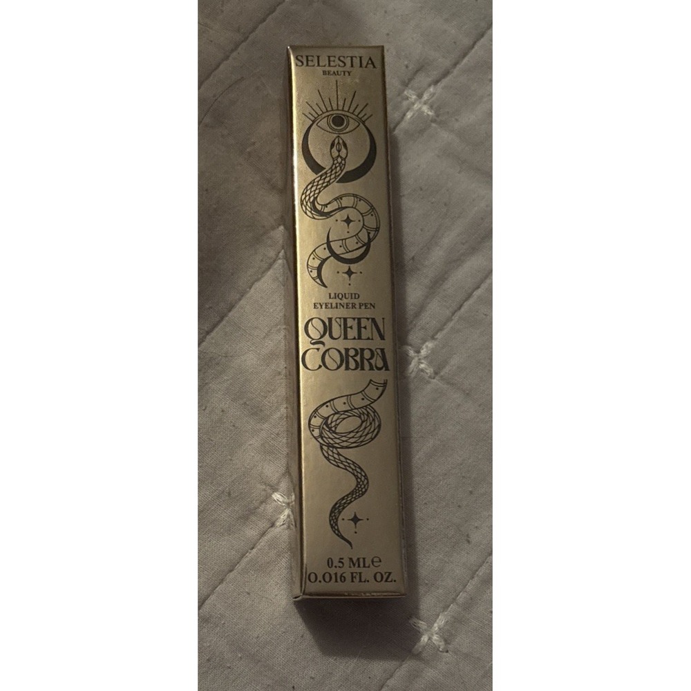 SELESTIA BEAUTY - Liquid Eyeliner Pen - Queen Cobra - 01 Black  New Sealed